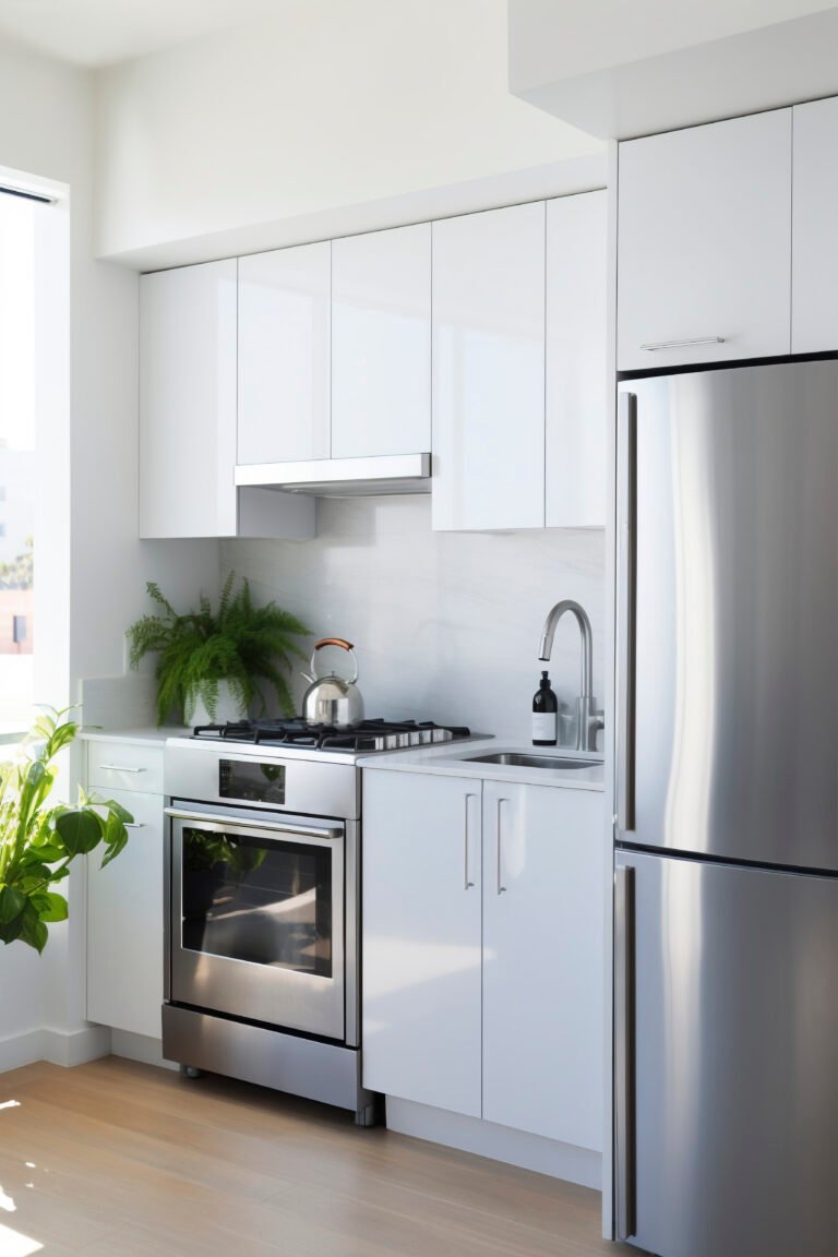 small kitchen space with modern design 1